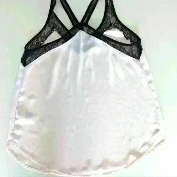 Dynamite, lace  cami, pink and black, Sz small - Picture 2 of 6